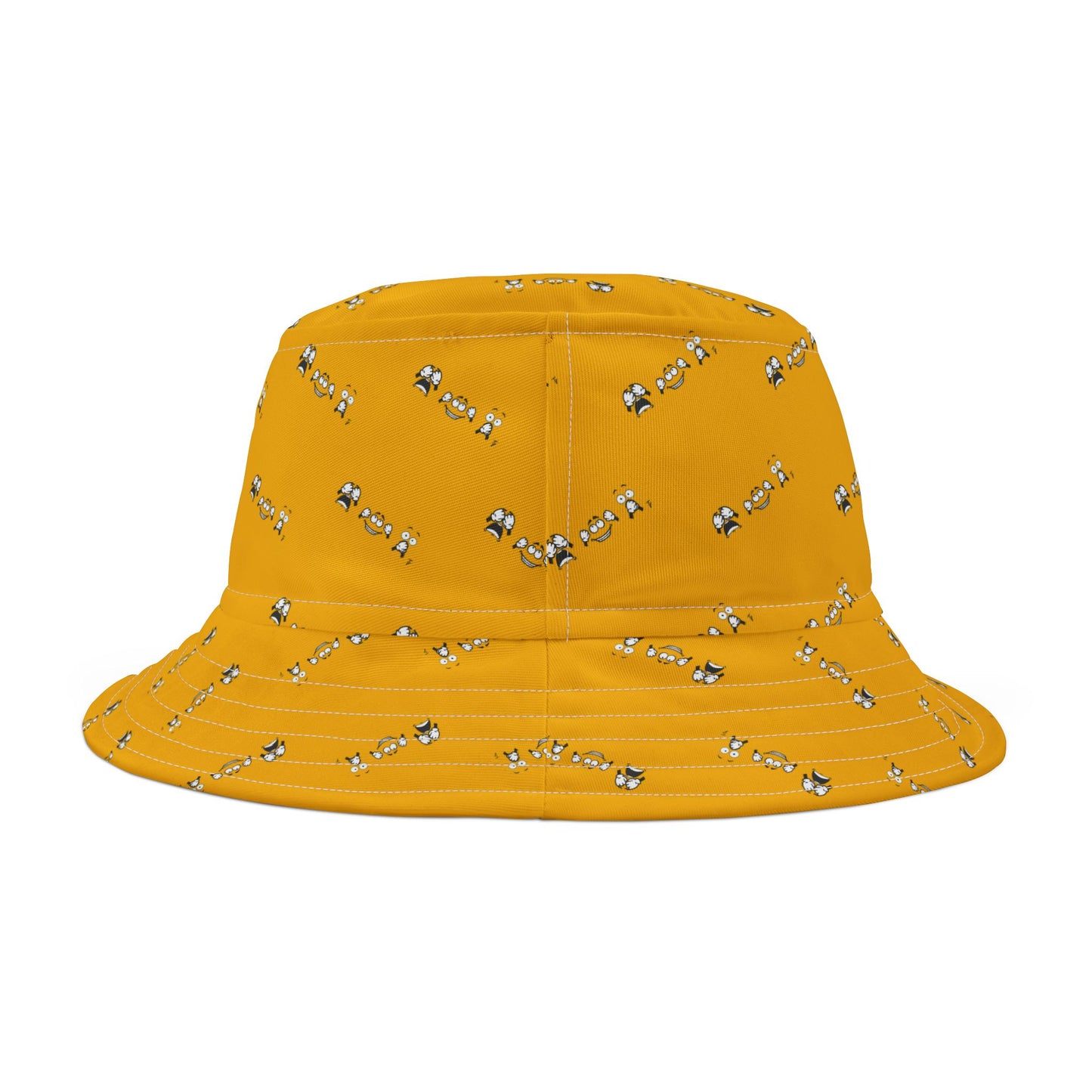 Goofy Faces = See no evil. Hear no evil. Speak no evil. - Bucket Hat - Stylish Outdoor Accessory for Pet Lovers
