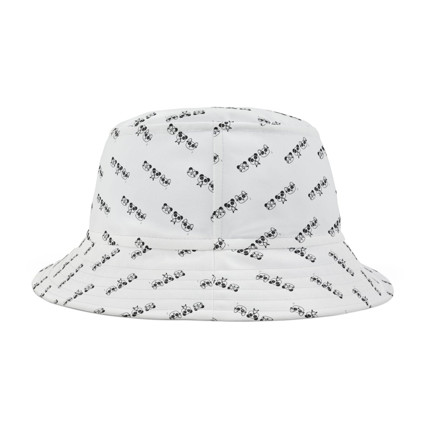 Panda = See no evil. Hear no evil. Speak no evil. - Bucket Hat - Stylish Outdoor Accessory