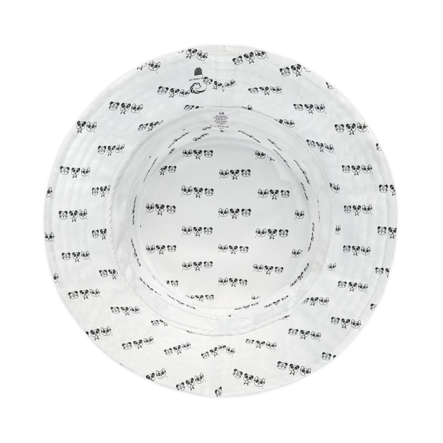 Panda = See no evil. Hear no evil. Speak no evil. - Bucket Hat - Stylish Outdoor Accessory