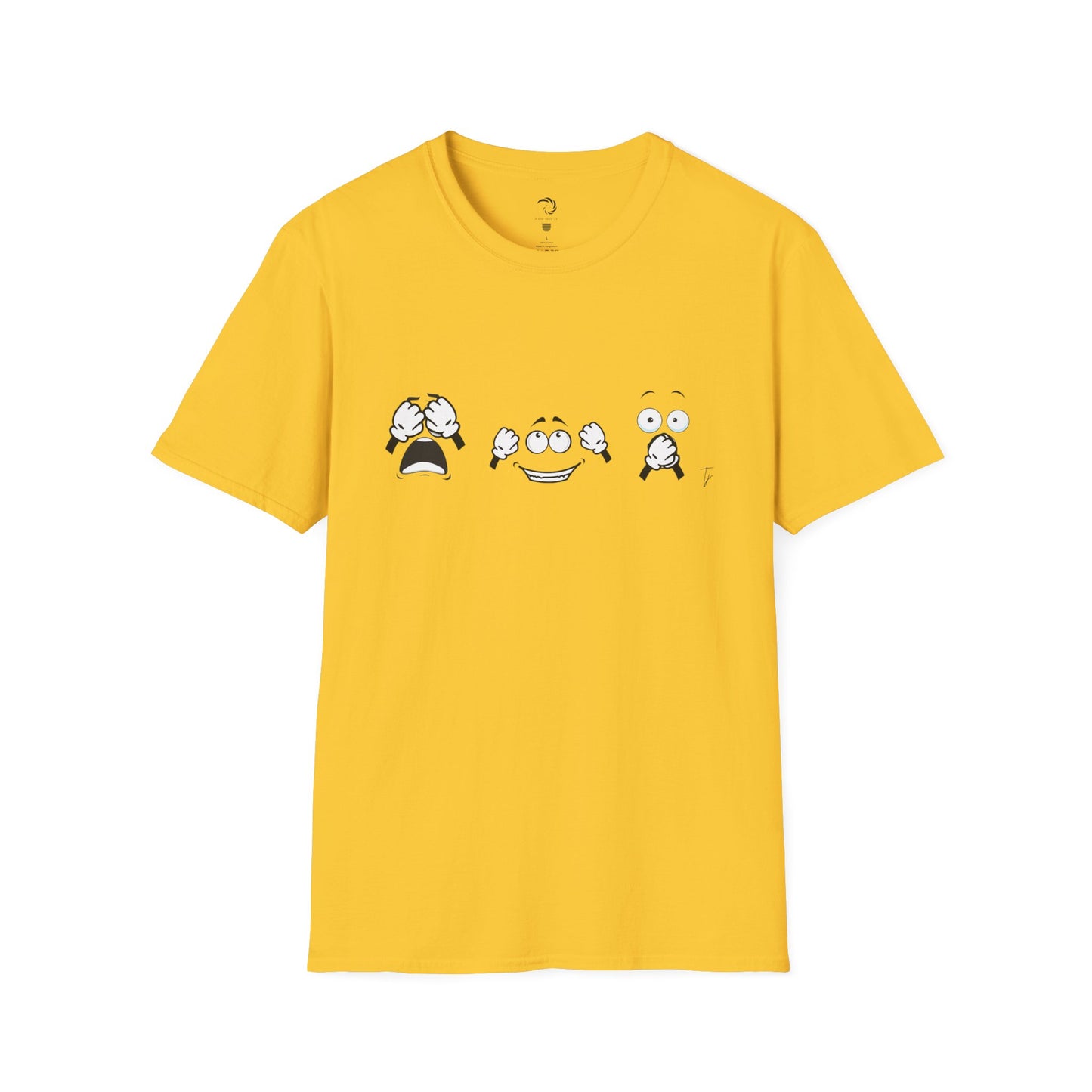 Goofy Faces = See no evil. Hear no evil. Speak no evil. - Unisex T-Shirt