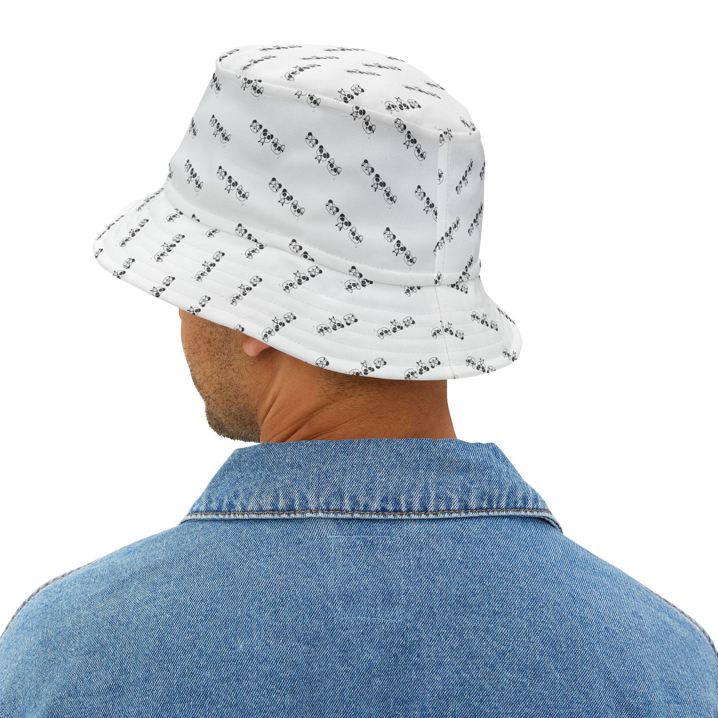 Panda = See no evil. Hear no evil. Speak no evil. - Bucket Hat - Stylish Outdoor Accessory