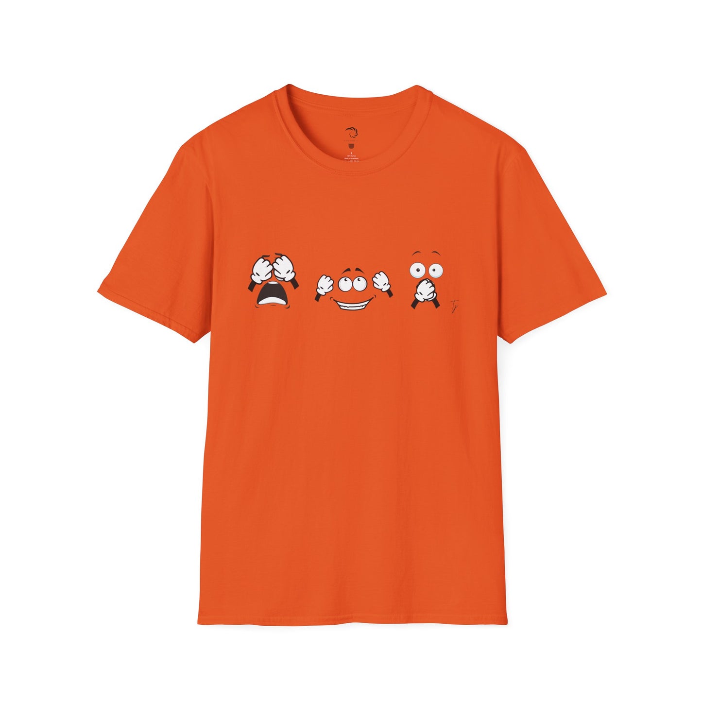 Goofy Faces = See no evil. Hear no evil. Speak no evil. - Unisex T-Shirt
