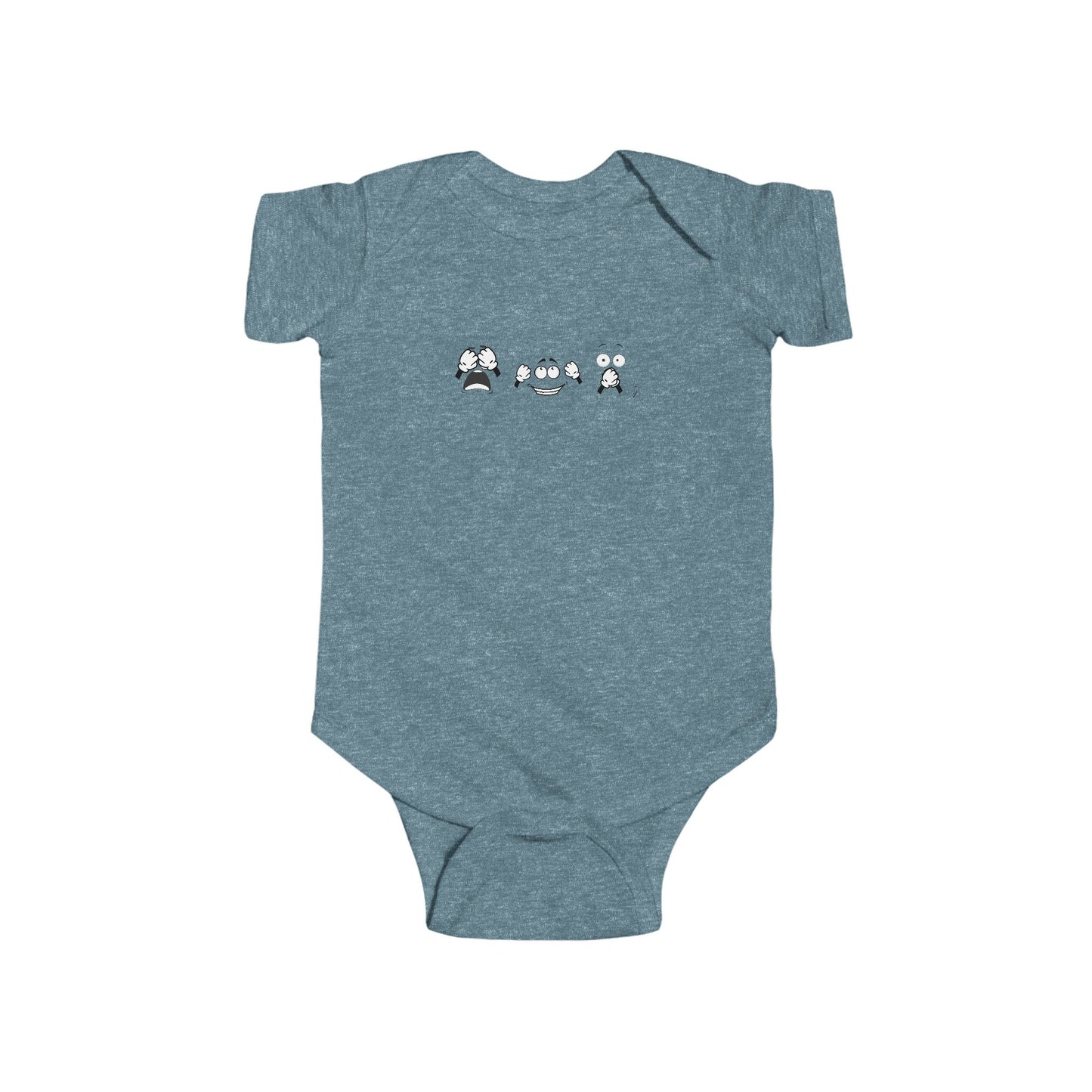 Goofy Faces = See no evil. Hear no evil. Speak no evil. - Infant Bodysuit β Adorable Seasonal Baby Outfit