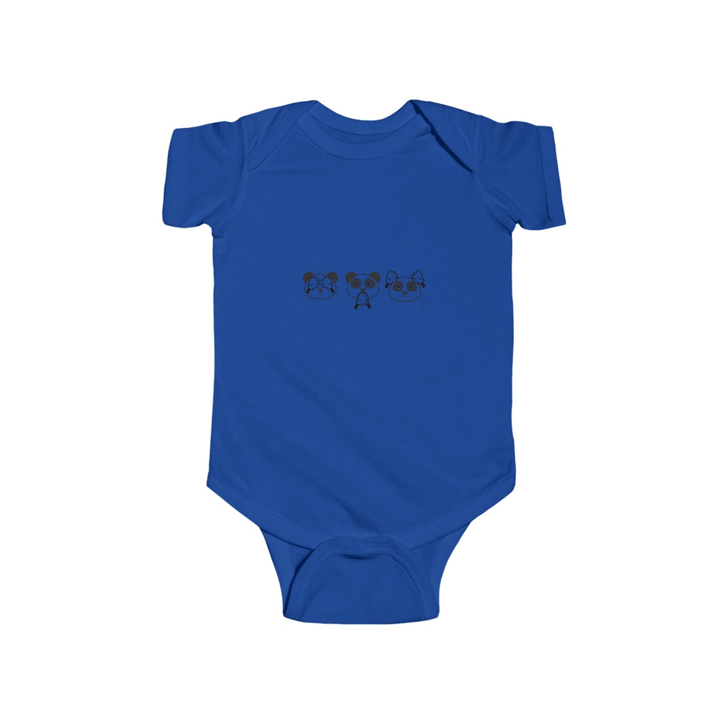 Panda = See no evil. Hear no evil. Speak no evil. - Infant Bodysuit β Adorable Seasonal Baby Outfit