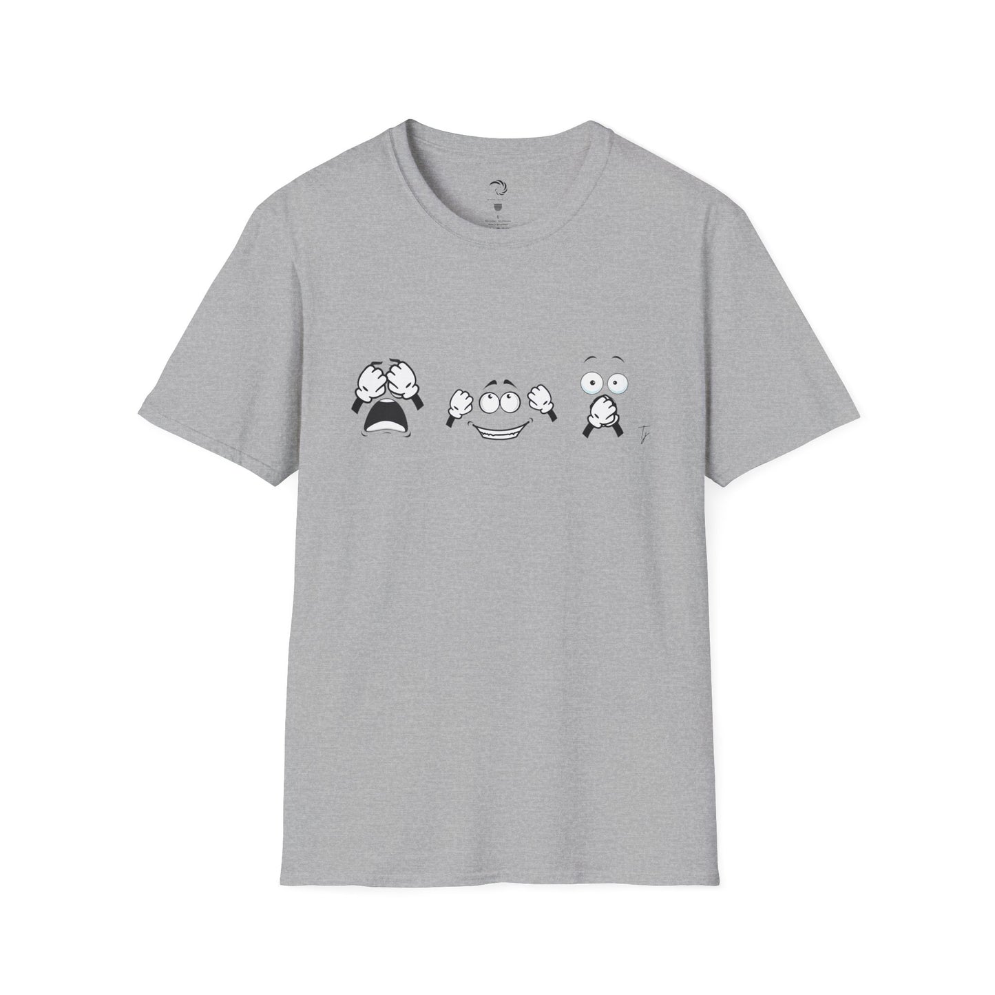 Goofy Faces = See no evil. Hear no evil. Speak no evil. - Unisex T-Shirt