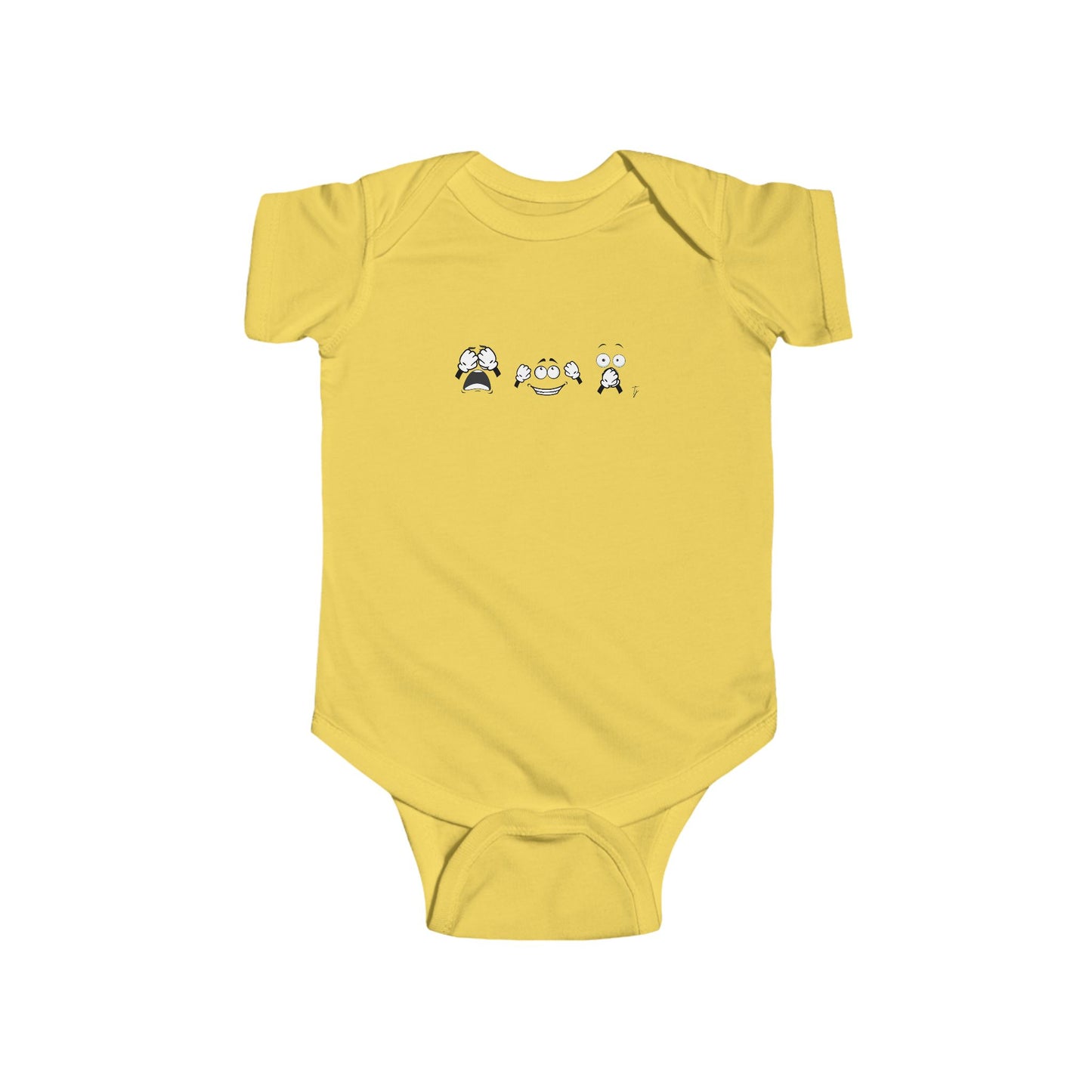 Goofy Faces = See no evil. Hear no evil. Speak no evil. - Infant Bodysuit β Adorable Seasonal Baby Outfit