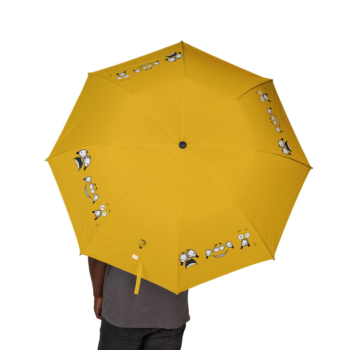 Goofy Faces = See no evil. Hear no evil. Speak no evil. - Foldable Umbrella