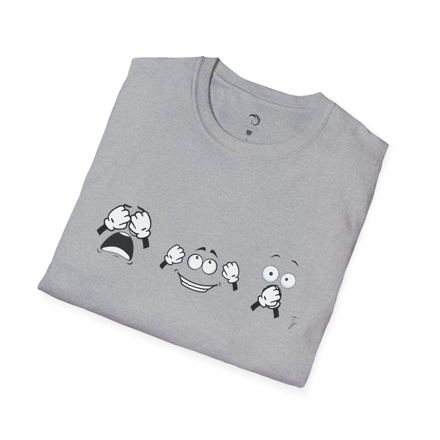 Goofy Faces = See no evil. Hear no evil. Speak no evil. - Unisex T-Shirt