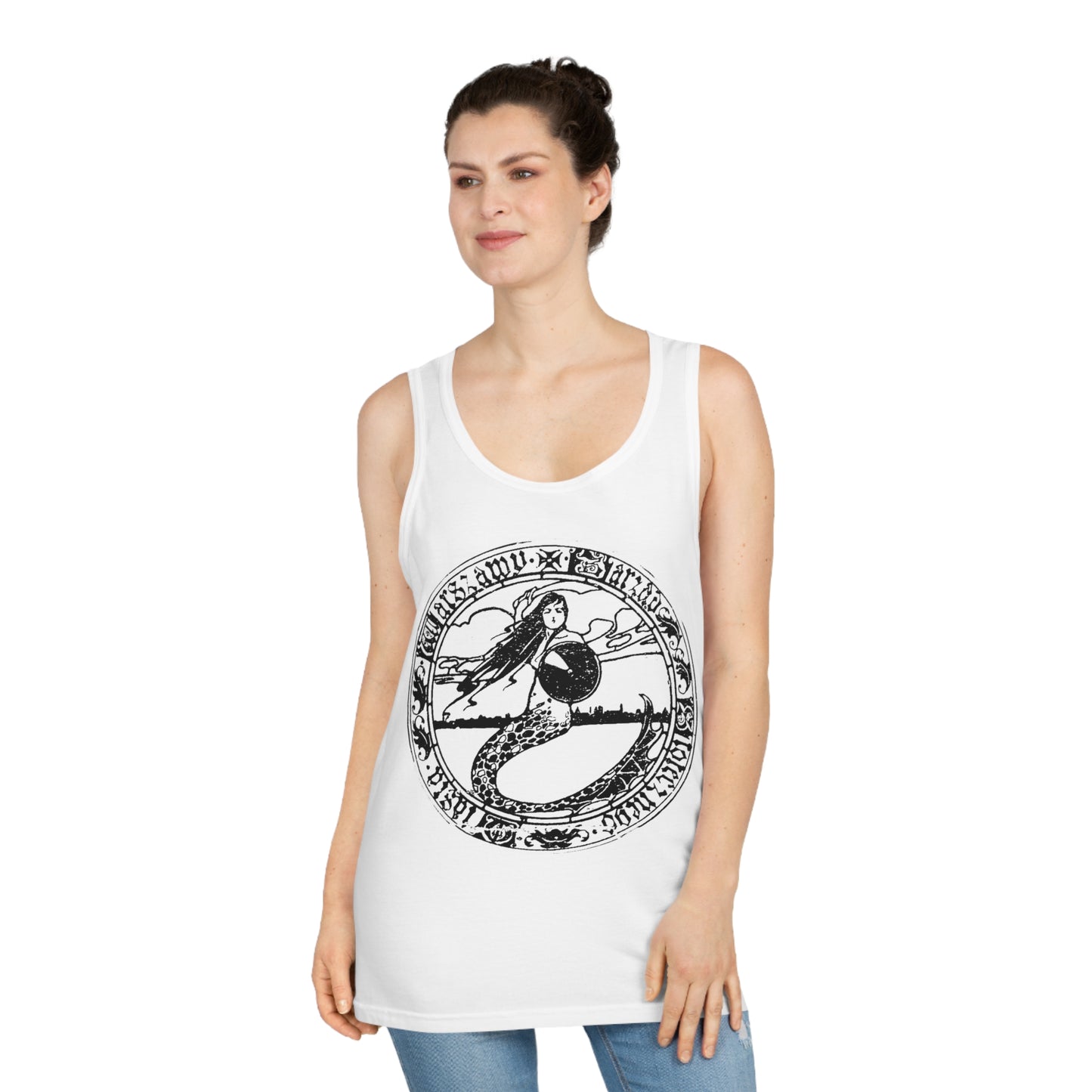 Warsaw Mermaid Polish Pride Graphic Tank Top