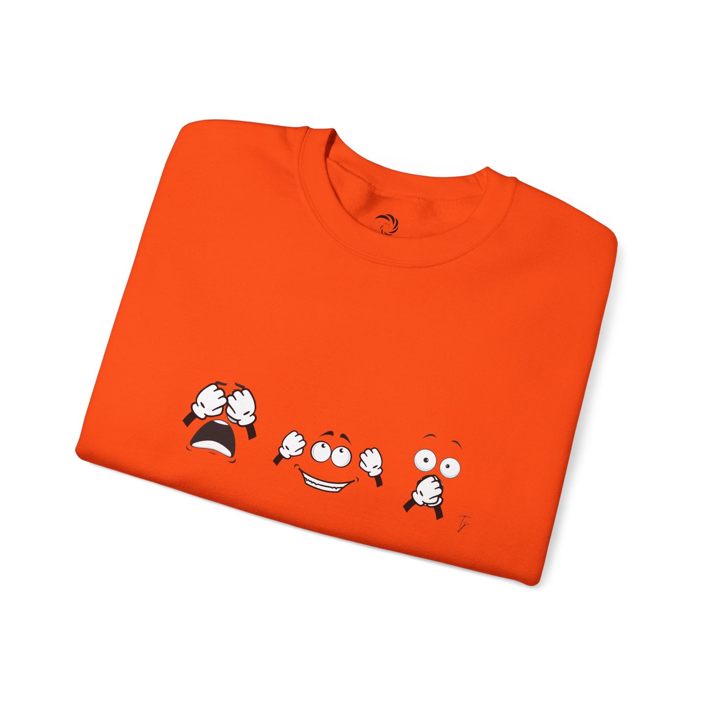 Goofy Faces = See no evil. Hear no evil. Speak no evil.  - Crewneck Sweatshirt - Cozy Unisex Sweater