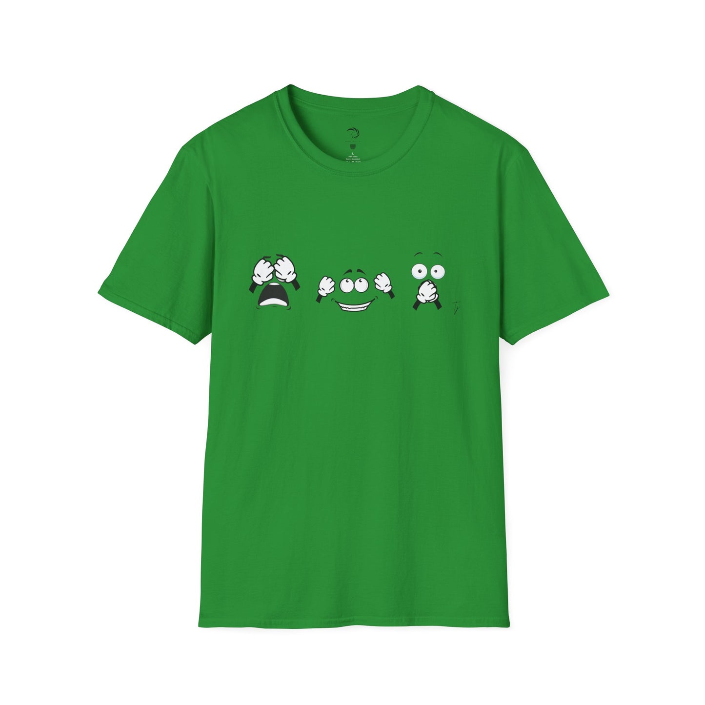 Goofy Faces = See no evil. Hear no evil. Speak no evil. - Unisex T-Shirt