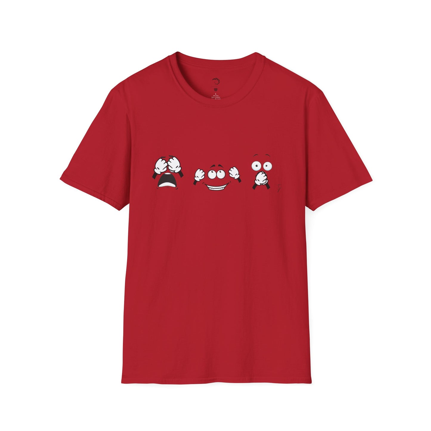 Goofy Faces = See no evil. Hear no evil. Speak no evil. - Unisex T-Shirt