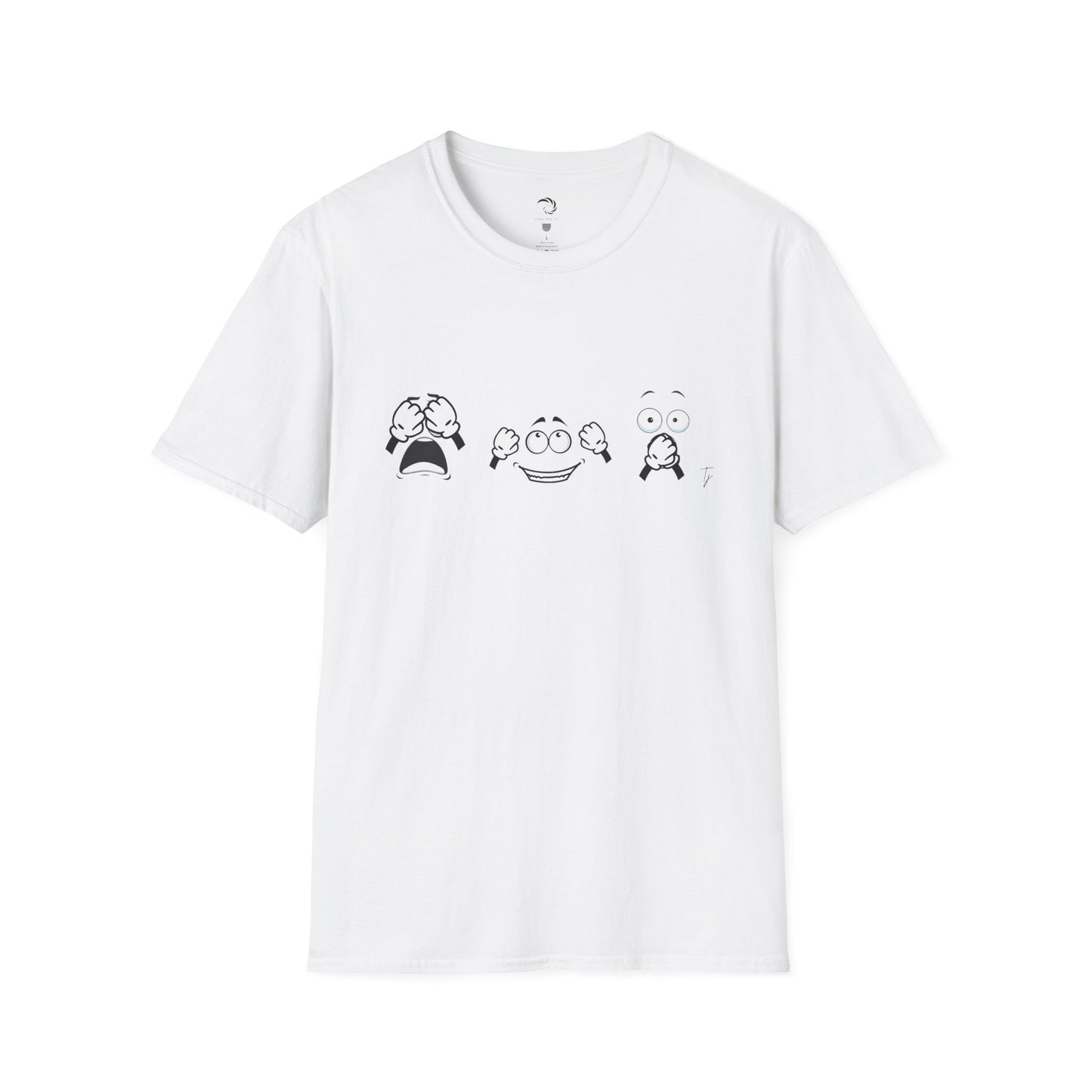 Goofy Faces = See no evil. Hear no evil. Speak no evil. - Unisex T-Shirt