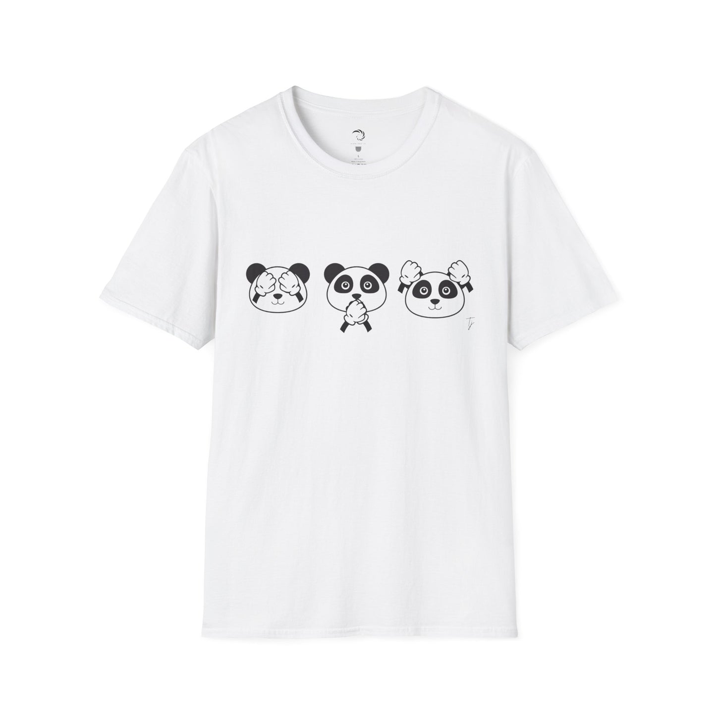 Panda = See no evil. Hear no evil. Speak no evil. - Unisex T-Shirt