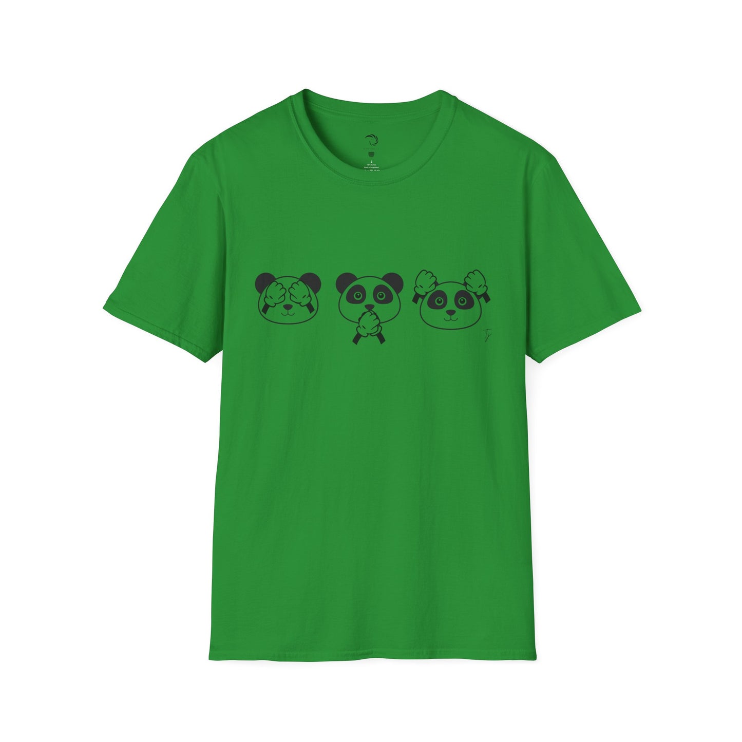 Panda = See no evil. Hear no evil. Speak no evil. - Unisex T-Shirt
