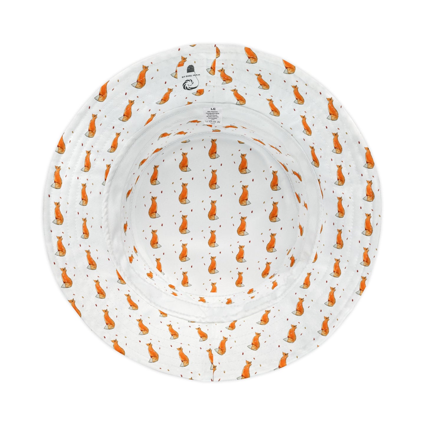 Whimsical Fox & Leaves - Bucket Hat - Stylish Outdoor Accessory for Pet Lovers