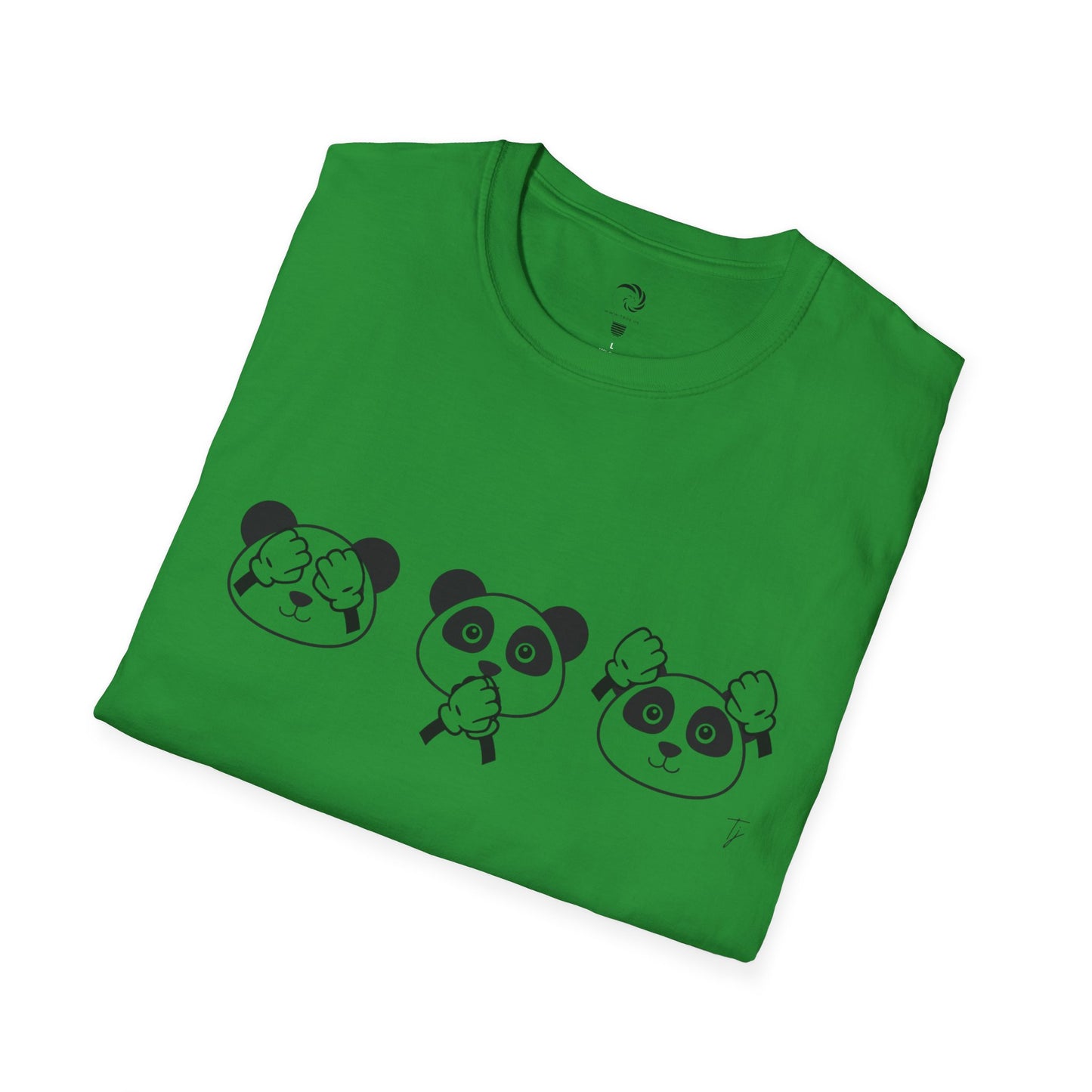 Panda = See no evil. Hear no evil. Speak no evil. - Unisex T-Shirt