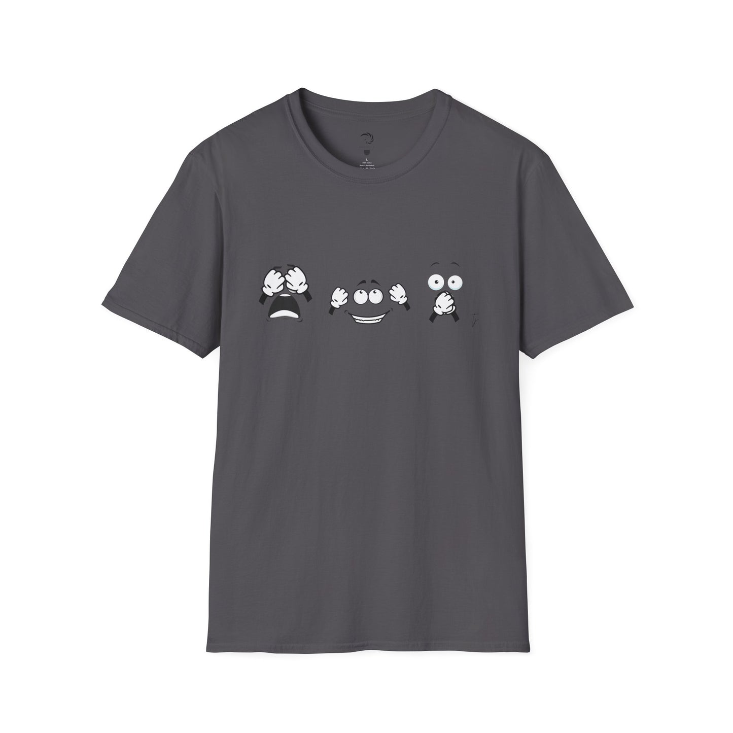 Goofy Faces = See no evil. Hear no evil. Speak no evil. - Unisex T-Shirt