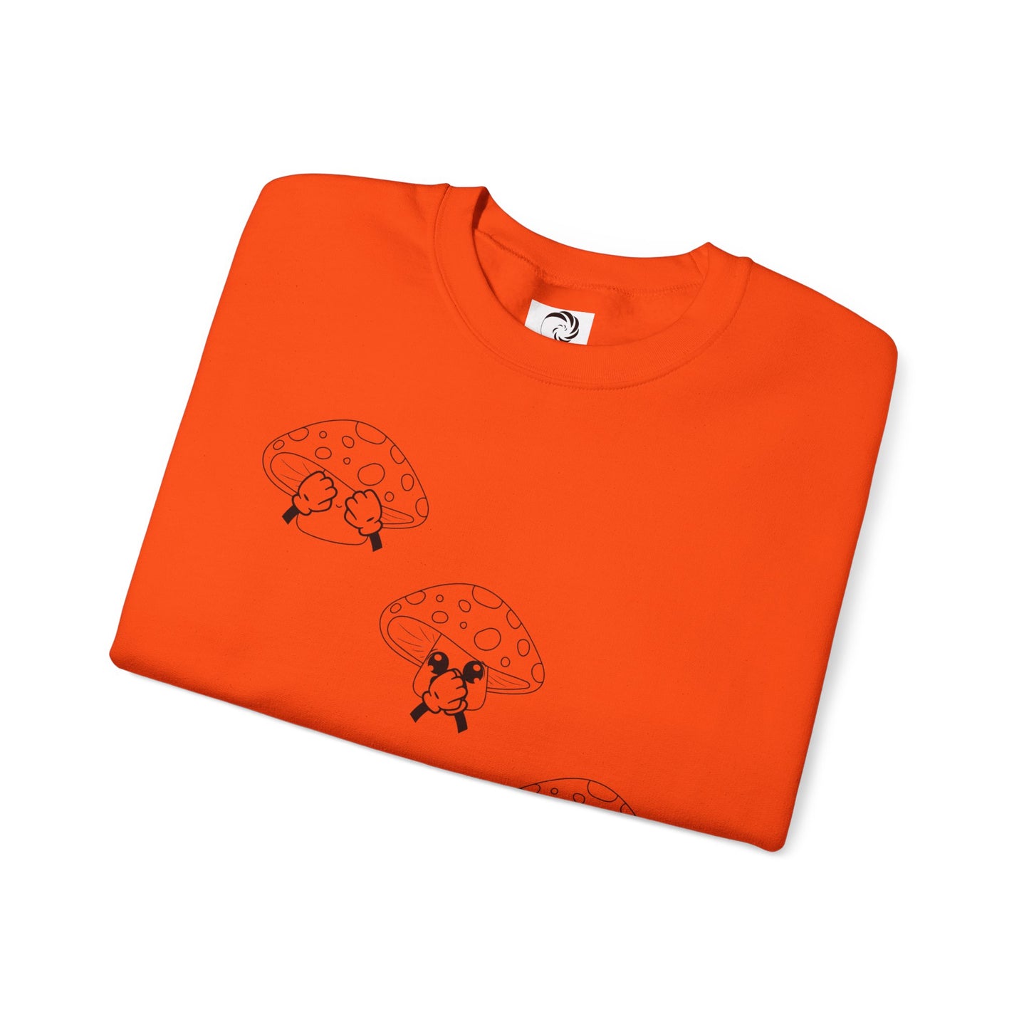 Mushrooms = See no evil. Hear no evil. Speak no evil.  - Crewneck Sweatshirt - Cozy Unisex Sweater