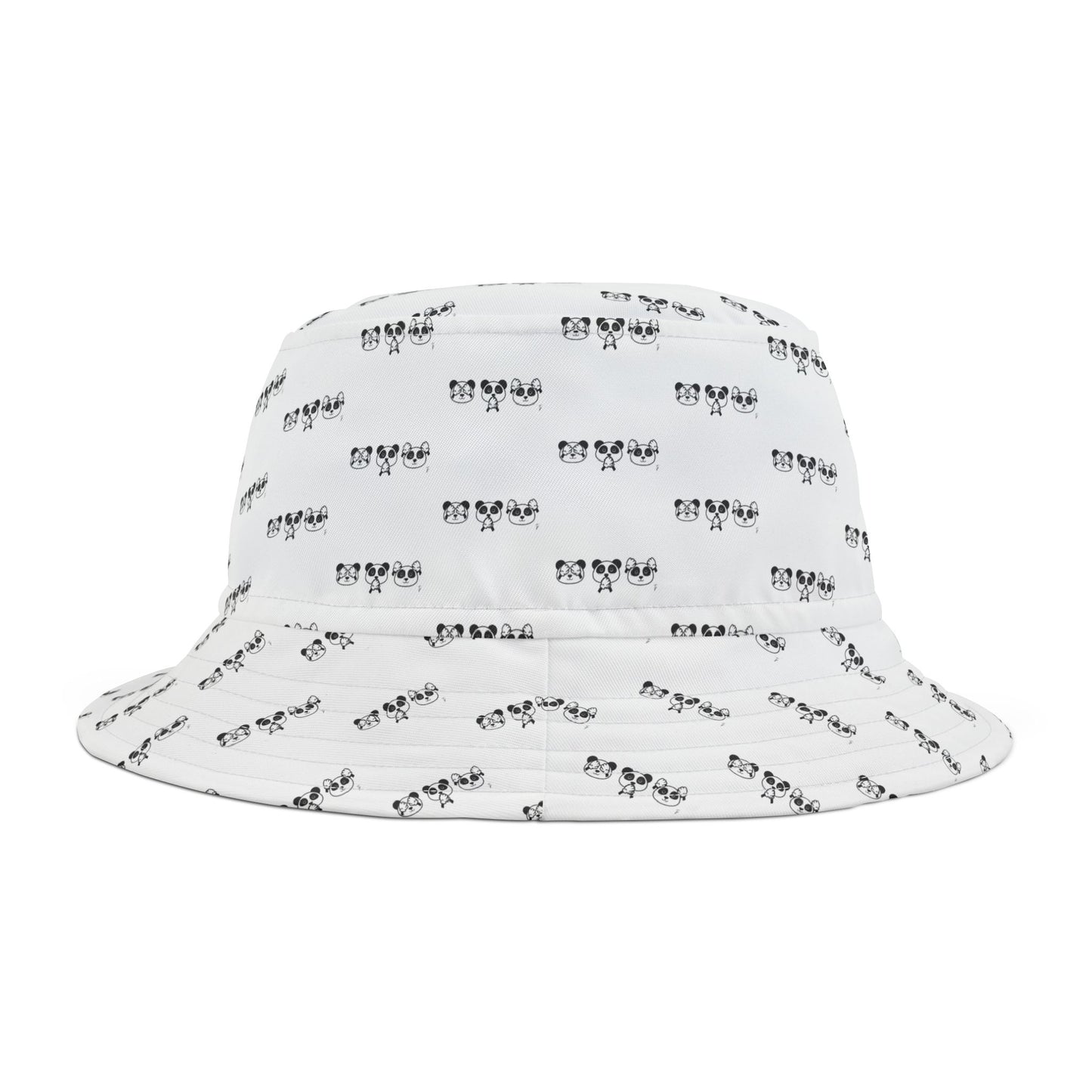 Panda = See no evil. Hear no evil. Speak no evil. - Bucket Hat - Stylish Outdoor Accessory