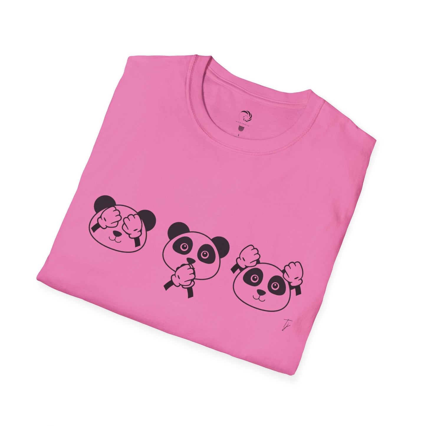 Panda = See no evil. Hear no evil. Speak no evil. - Unisex T-Shirt