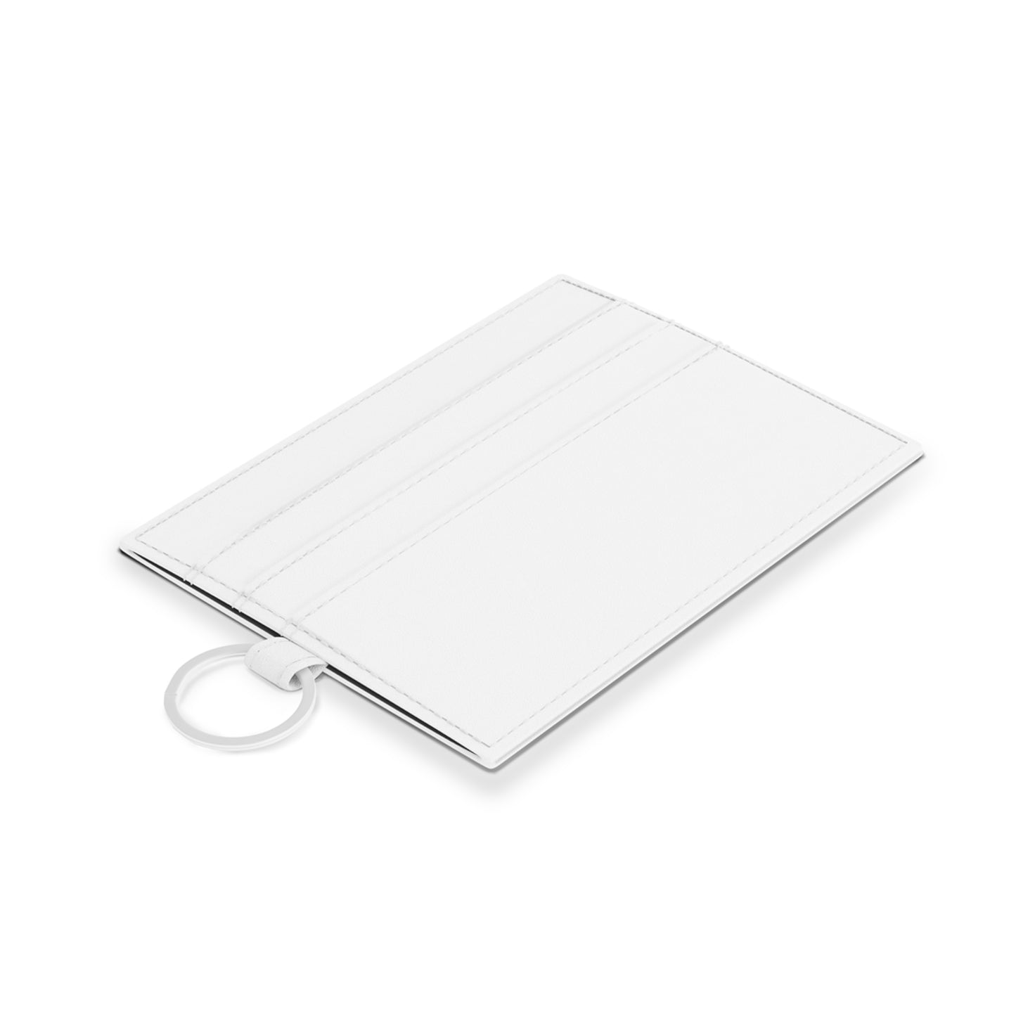 Whimsical Fox & Leaves - Saffiano Leather Card Holder - Stylish, Functional Accessory for Animal Lovers