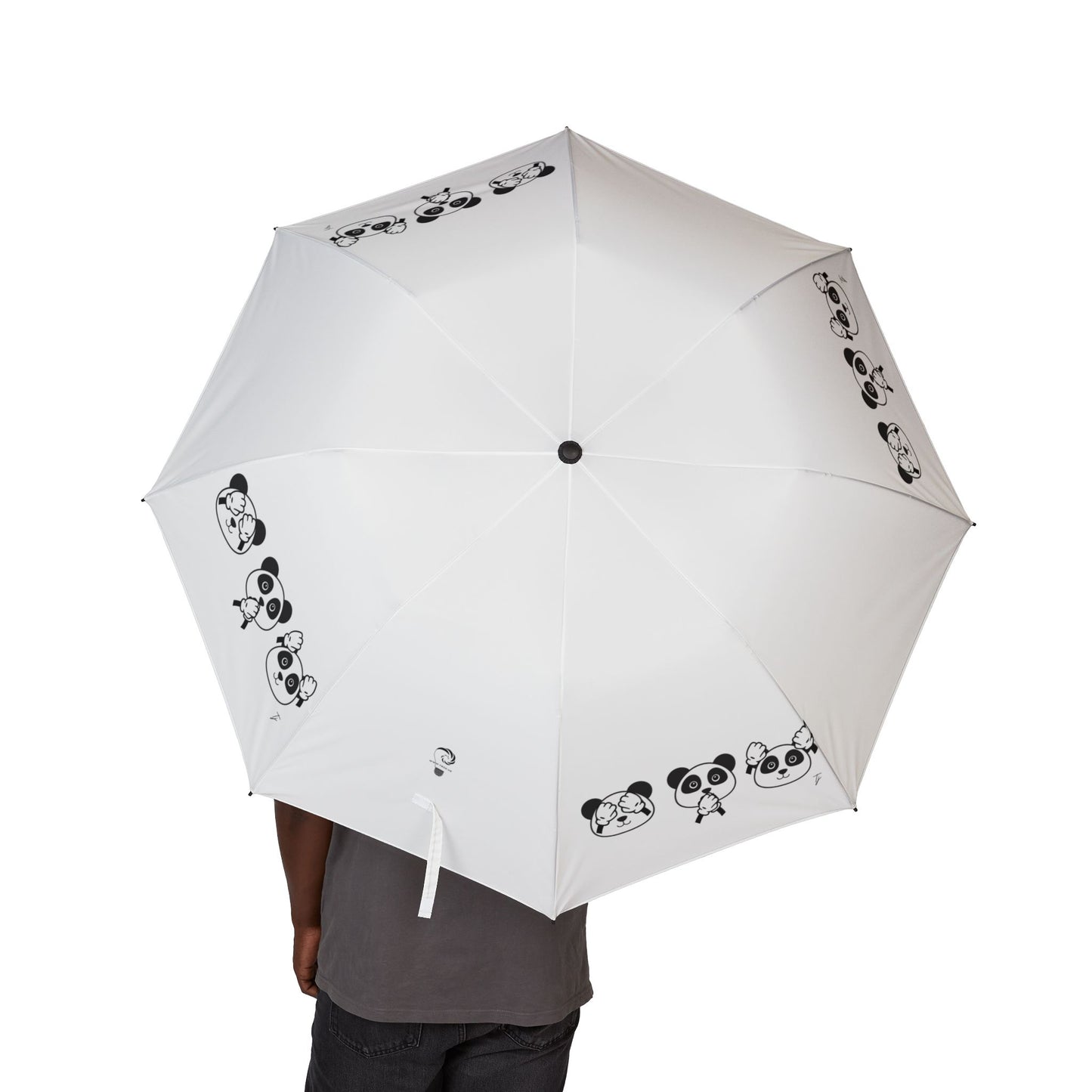 Panda = See no evil. Hear no evil. Speak no evil. - Foldable Umbrella