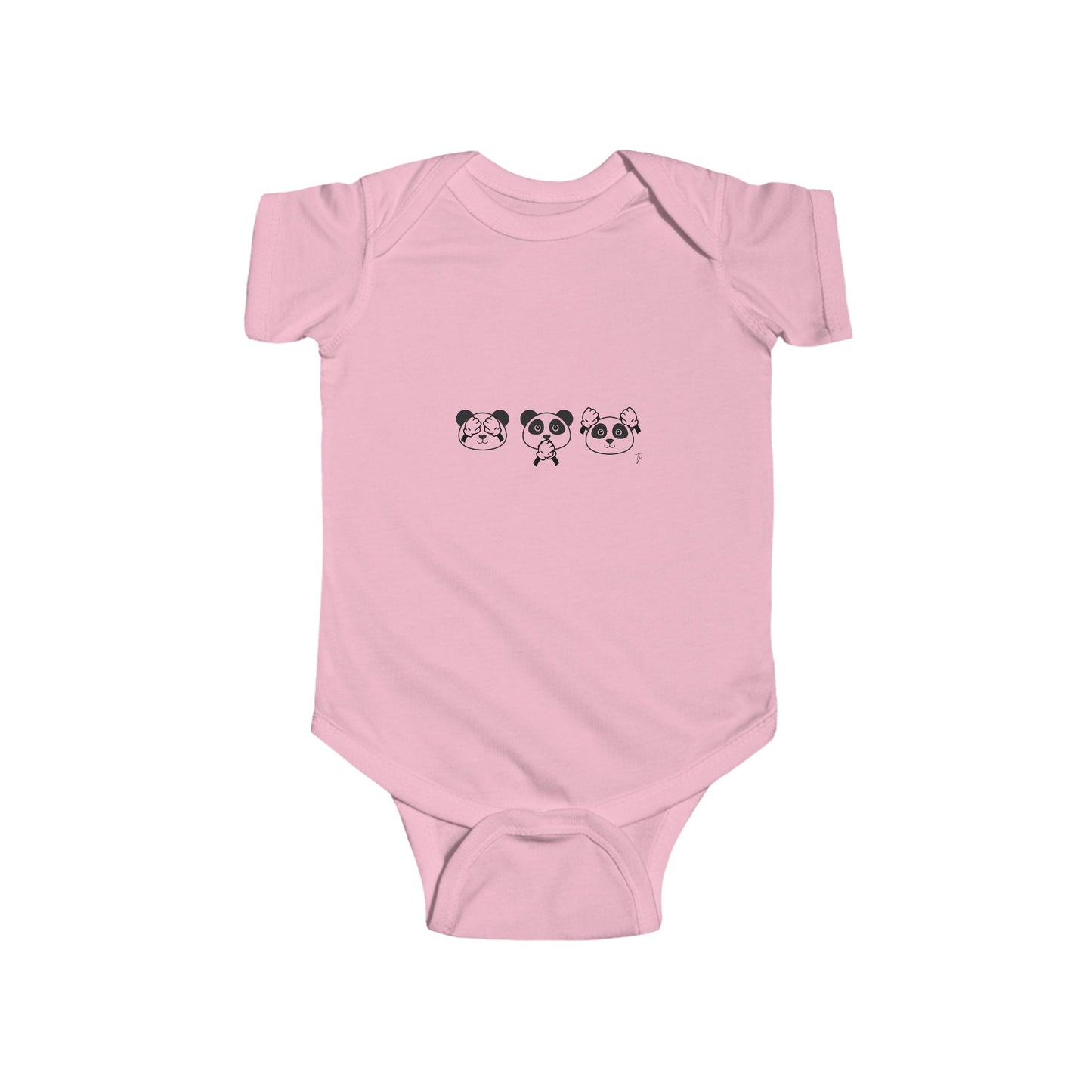 Panda = See no evil. Hear no evil. Speak no evil. - Infant Bodysuit – Adorable Seasonal Baby Outfit