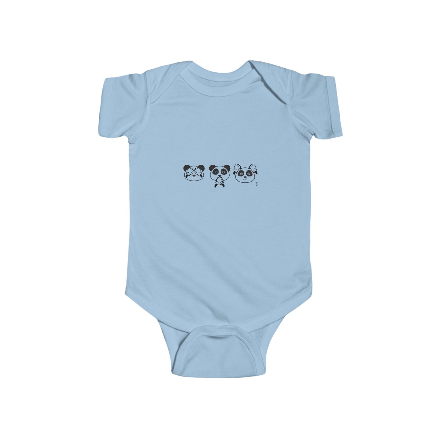 Panda = See no evil. Hear no evil. Speak no evil. - Infant Bodysuit – Adorable Seasonal Baby Outfit