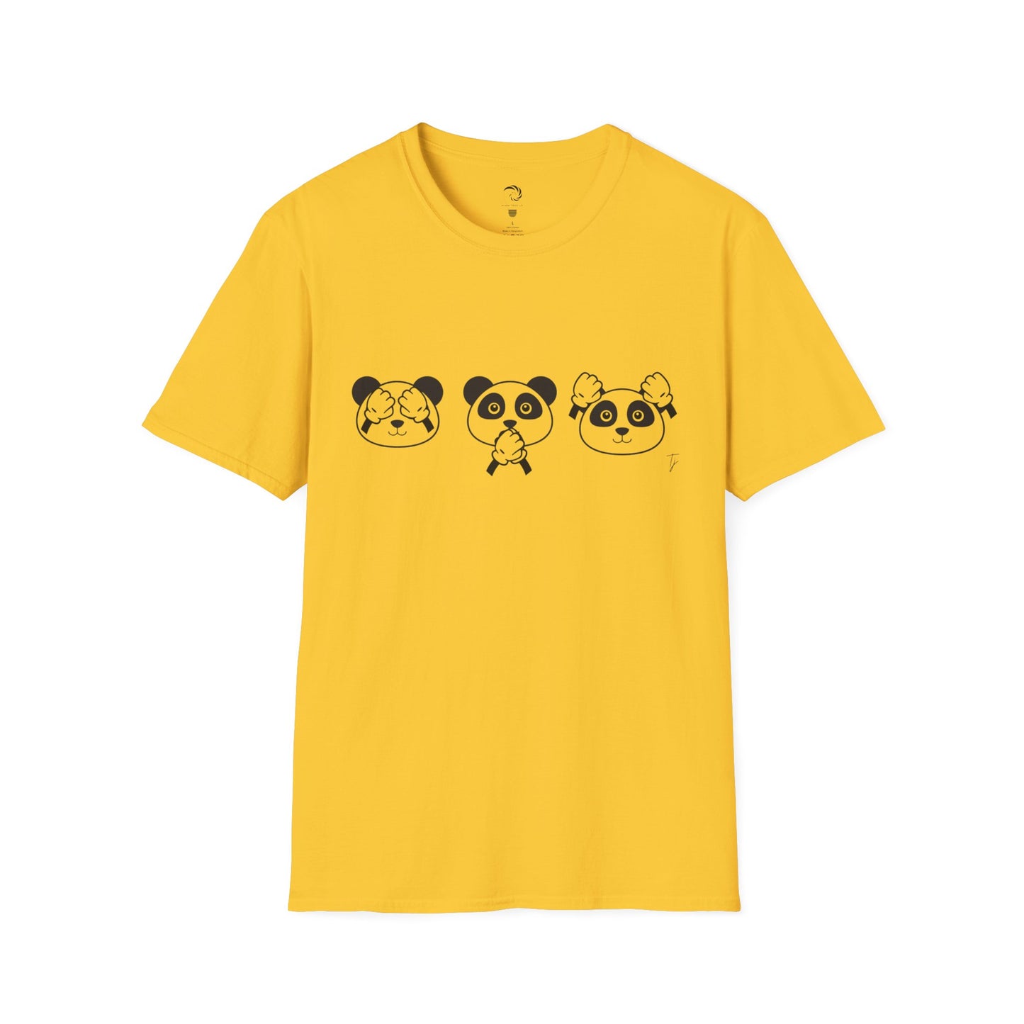Panda = See no evil. Hear no evil. Speak no evil. - Unisex T-Shirt