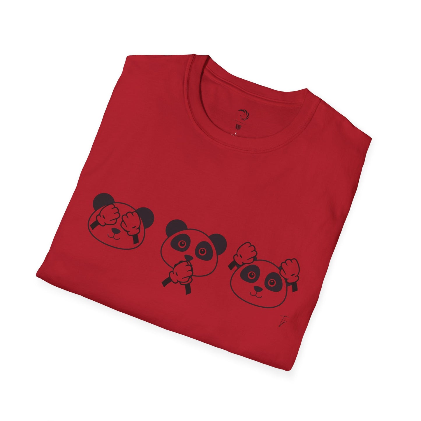 Panda = See no evil. Hear no evil. Speak no evil. - Unisex T-Shirt