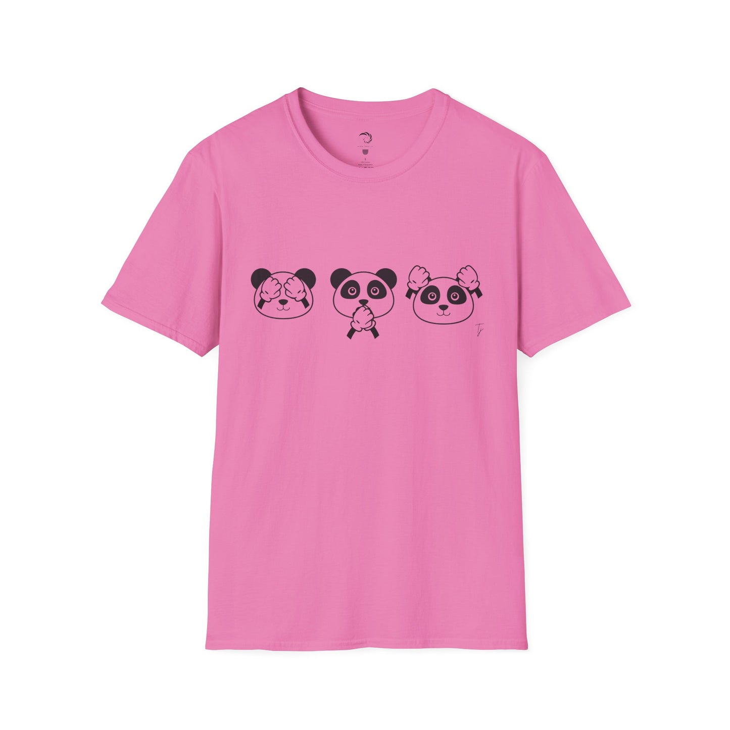 Panda = See no evil. Hear no evil. Speak no evil. - Unisex T-Shirt