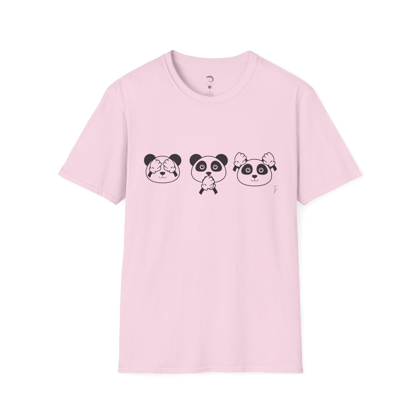 Panda = See no evil. Hear no evil. Speak no evil. - Unisex T-Shirt